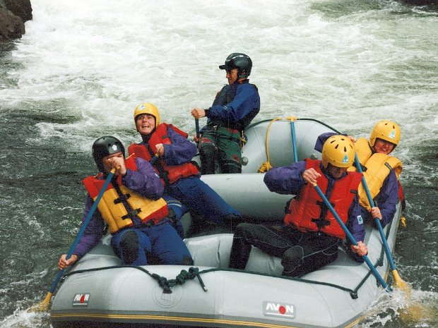 Rafting på Voss